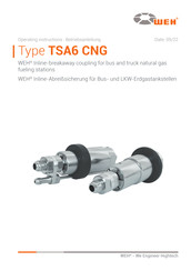Weh TSA6 CNG Betriebsanleitung