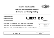 ATMOS ALBERT E 95 Airmaster Bedienungs- Und Wartungsanleitung