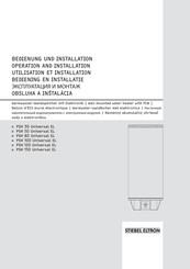 STIEBEL ELTRON PSH 30 Universal EL Bedienung Und Installation