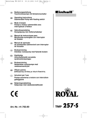 Einhell Royal 41.702.60 Bedienungsanleitung