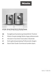 Miele PDR 944 Kurzgebrauchsanweisung