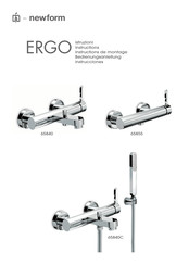 Newform ERGO 65855 Bedienungsanleitung