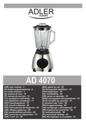 Adler AD 4070 Bedienungsanweisung