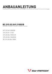 SW-Motech BC.SYS.02.049.21000/B Anbauanleitung