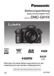 Panasonic Lumix DMC GH-1 Bedienungsanleitung