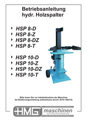 HMG-maschinen HSP 8-D Betriebsanleitung