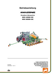 Amazone EDX 6000-2C Betriebsanleitung