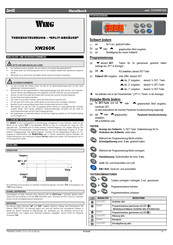 Dixell WING XW260K Handbuch