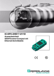 Pepperl+Fuchs IDENTControl Compact IC-KP2-2HB17-2V1D Handbuch