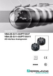 Pepperl+Fuchs VBA-2E-G11-I/U/PT100-V1 Handbuch