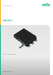 Wilo DDI-I Einbau- Und Betriebsanleitung