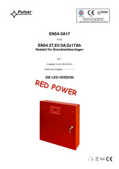 Pulsar RED POWER EN54-3A17 Bedienungsanleitung