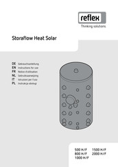 Reflex Storaflow 2000 H/F Gebrauchsanleitung