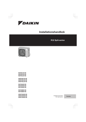 Daikin ARXF25A5V1B Installationshandbuch