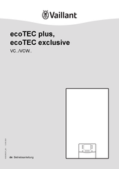 Vaillant ecoTEC plus VC 25CS/1-7 I Betriebsanleitung