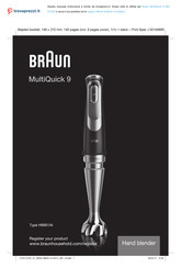 Braun MultiQuick 9 HB901AI Bedienungsanleitung