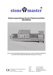 Stonemaster StackMaster Bedienungsanleitung