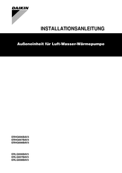 Rotex ERHQ008BAV3 Installationsanleitung