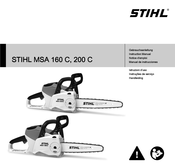 Stihl MSA 160 C Gebrauchsanleitung