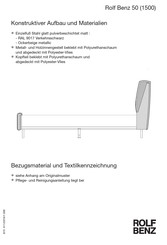 Rolf Benz RB50 Bedienungsanleitung