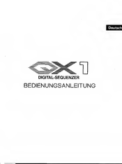 Yamaha QX1 Bedienungsanleitung