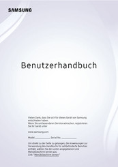 Samsung Q7 D Serie Benutzerhandbuch