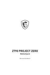 MSI Z790 PROJECT ZERO Benutzerhandbuch