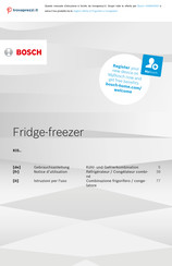 Bosch KIS86HDD0 Gebrauchsanleitung