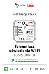 ZAMEL supla DIW-01 Gebrauchsanweisung