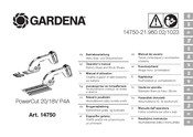 Gardena 14750 Betriebsanleitung