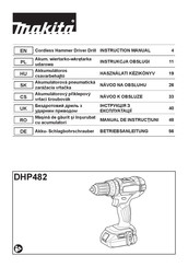 Makita DHP482 Betriebsanleitung