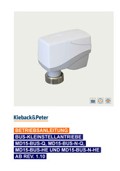 Kieback&Peter MD15-BUS-N-HE Betriebsanleitung