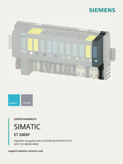 Siemens 6ES7133-6BH00-0BA0 Gerätehandbuch