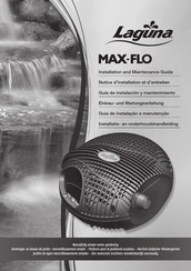 laguna max-flo Serie Einbau- Und Wartungsanleitungen