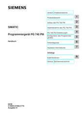 Siemens SIMATIC PG 740 PIII Handbuch