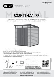 Keter evotech CORTINA 77 Montageanleitung