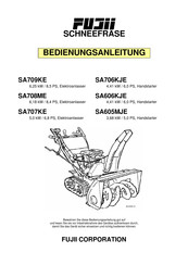Fujii SA605MJE Bedienungsanleitung