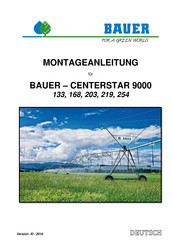 Bauer CENTERSTAR 9000 254 EL Montageanleitung