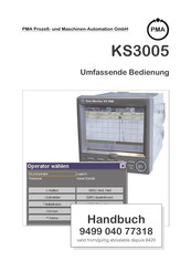 pma Data Monitor KS3005 Bedienungsanleitung