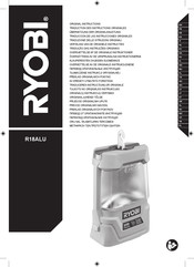 Ryobi R18ALU Übersetzung Der Originalanleitung