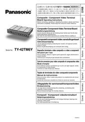 Panasonic TY-42TM6Y Bedienungsanleitung