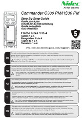 Nidec Commander C300 PM/HS30 PM Schritt-Für-Schritt-Anleitung