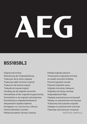 AEG BSS18SBL2-0 Übersetzung Der Originalanleitung