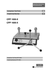 WIKA CPP 1600-X Betriebsanleitung