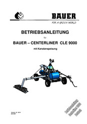 Bauer CLE 9000 Betriebsanleitung