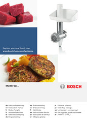 Bosch MUM 56340 Gebrauchsanleitung