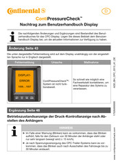 Continental ContiPressureCheck Benutzerhandbuch