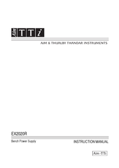 Aim-TTI EX2020R Bedienungsanleitung