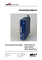 Cooper Power Tools ARS-560/8UL Produkthandbuch