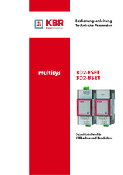 KBR multisys 3D2-ESET Bedienungsanleitung